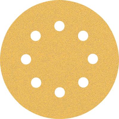 Bosch Accessoires Expert C470 schuurpapier voor excenterschuurmachines 115 mm, 8 gaten, K80 5-delig - 2608900796