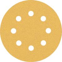 Bosch Accessoires Expert C470 schuurpapier voor excenterschuurmachines 115 mm, 8 gaten, K80 5-delig - 2608900796
