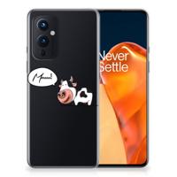 OnePlus 9 Telefoonhoesje met Naam Cow