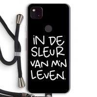 De Sleur: Pixel 4a 5G Transparant Hoesje met koord
