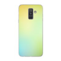 Minty mist pastel: Samsung Galaxy A6 Plus (2018) Transparant Hoesje