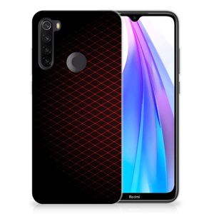 Xiaomi Redmi Note 8T TPU bumper Geruit Rood