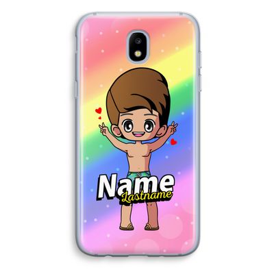 Chibi Maker man: Samsung Galaxy J5 (2017) Transparant Hoesje