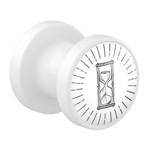 Witte Tunnel Acryl Tunnels & Plugs