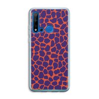 Purple Giraffe: Huawei P20 Lite (2019) Transparant Hoesje
