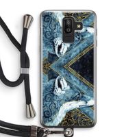 Golden Fox: Samsung Galaxy J8 (2018) Transparant Hoesje met koord