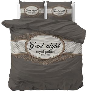 Sleeptime Royal Palace Dekbedovertrek Taupe-Lits-jumeaux (240 x 200/220 cm)