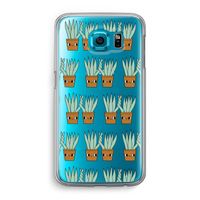 Sansevieria: Samsung Galaxy S6 Transparant Hoesje