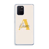 Amber Script: Samsung Galaxy Note 10 Lite Transparant Hoesje