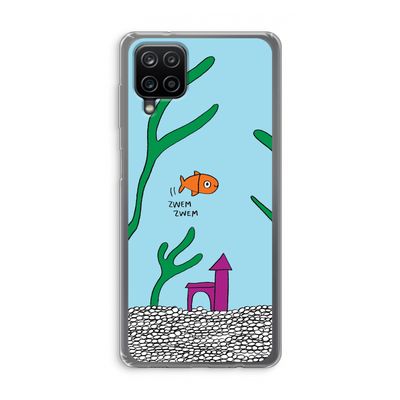 Aquarium: Samsung Galaxy A12 Transparant Hoesje