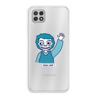 Zwaai: Samsung Galaxy A22 4G Transparant Hoesje