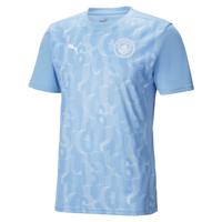 PUMA Manchester City Pre-Match Trainingsshirt 2024-2025 Kids Lichtblauw Wit - thumbnail