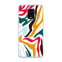 Colored Zebra: Xiaomi Redmi Note 10 Lite Transparant Hoesje