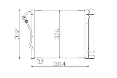 Condensor, airconditioning AC340000S
