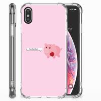 Apple iPhone X | Xs Stevig | Bumper Hoesje | Pig Mud