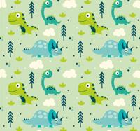 Groene achtergrond dinosaurus behang Groene achtergrond dinosaurus behang