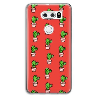 Mini cactus: LG V30 Transparant Hoesje