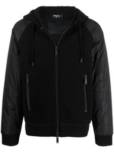 DSQUARED2 hoodie à fermeture zippée - Noir