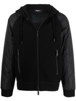 DSQUARED2 hoodie à fermeture zippée - Noir