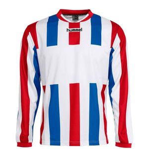 Hummel 111115 Madrid Shirt l.m. - White-Red-Royal - M