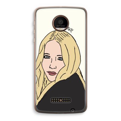 Mary Kate: Motorola Moto Z Force Transparant Hoesje