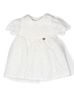 Le Bebé Enfant robe en dentelle Chantilly - Blanc