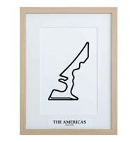 Formule 1 Circuit The Americas Austin 3D Print - Hout