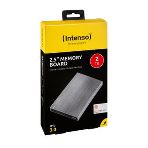 Intenso 6028680 externe harde schijf 2000 GB Antraciet