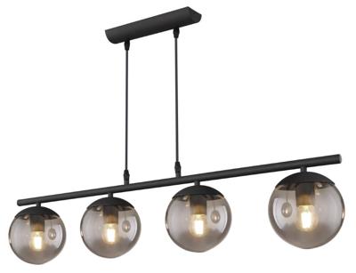 Globo Deisgn hanglampBlama zwart 4-lichts - 15830-4H
