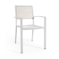 Kave Home Tuinstoel 'Sirley' Aluminium, kleur Wit Kave Home Tuinstoel 'Sirley' Aluminium, kleur Wit