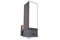 Lutec WandlampCuba antraciet met camera - 5193812118
