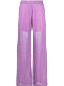 Amen pantalon ample à effet métallisé - Violet