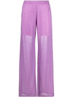 Amen pantalon ample à effet métallisé - Violet