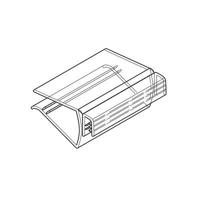 SuperGrip plank Signholder 38mm smal bew