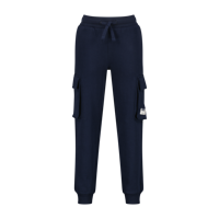 Vingino winter broek meisjes - donker blauw - Basic sweat cargo - comfort fit