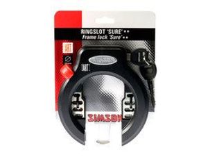 Simson Ringslot Sure ART2 Zwart, 6.5cm Fiets