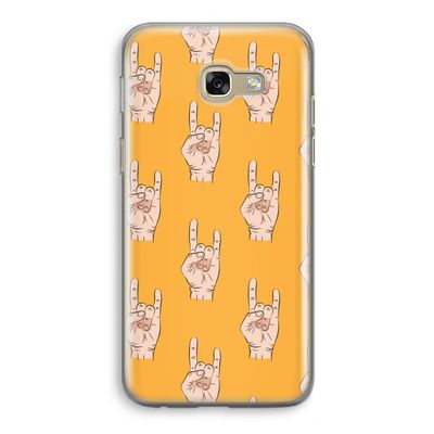 Rock: Samsung Galaxy A5 (2017) Transparant Hoesje