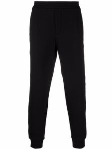 Emporio Armani pantalon de jogging slim à rayures - Noir