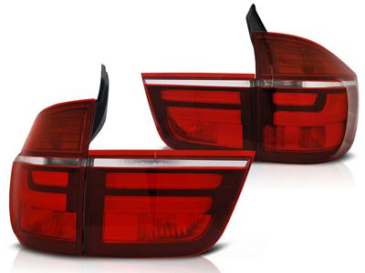 Tuning-Tec Achterlichten BMW X5 E70 03 07-05 10 ROOD HELDER LED Tuning-Tec Achterlichten BMW X5 E70 03 07-05 10 ROOD HELDER LED