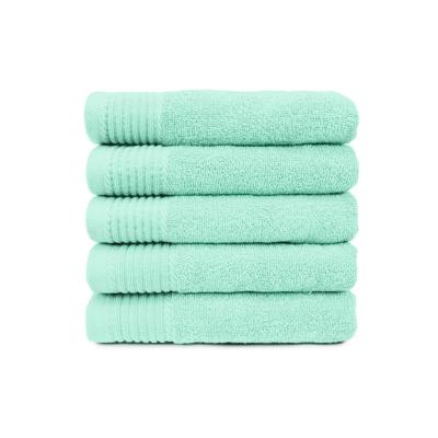 The One Handdoek 50x100 cm 450gram Mint (5 stuks)