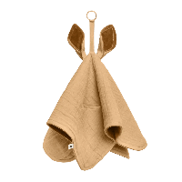 BIBS Kangaroo Desert Sand muslin/ Caramel plush