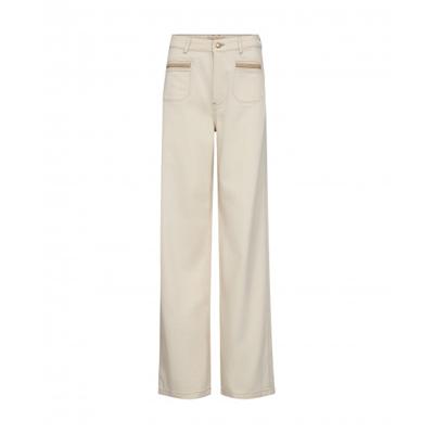 Mos Mosh - Beige | Dames | Jeans | Beige | 30 | regular | Kamst mode