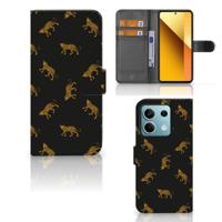 Telefoonhoesje | Met pasjeshouder | voor Xiaomi Redmi Note 13 5G Leopards
