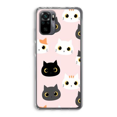 Katten: Xiaomi Redmi Note 10 Pro Transparant Hoesje