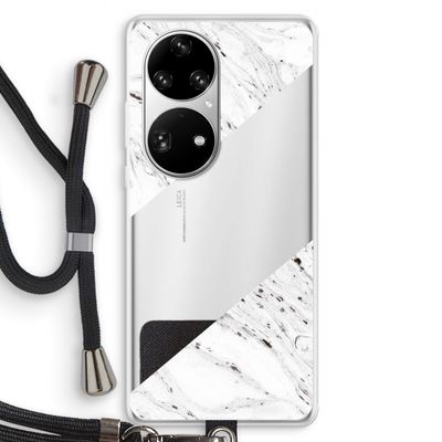 Biggest stripe: Huawei P50 Pro Transparant Hoesje met koord