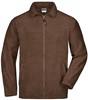 James & Nicholson JN044 Full-Zip Fleece - Brown - XL