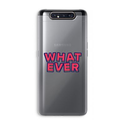 Whatever: Samsung Galaxy A80 Transparant Hoesje