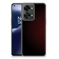 OnePlus Nord 2T | TPU bumper | Geruit Rood