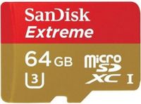 SanDisk Geheugenkaart Extreme MicroSDXC 64GB met SD Adapter - thumbnail