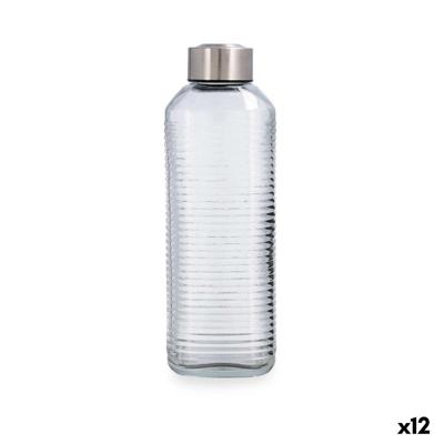 Waterfles Quid Velvet Transparant Glas 1 L (12 Stuks)
